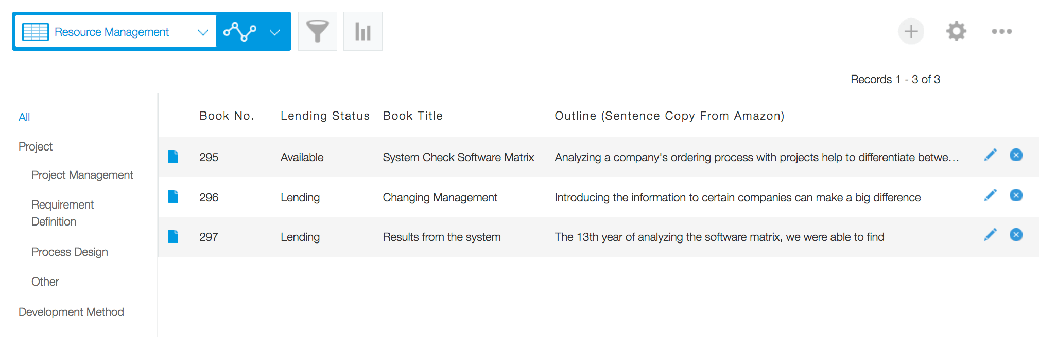 Persol Career Sample IT Core Skills Library App List View