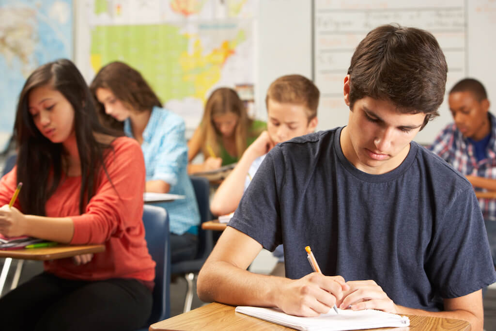 Classroom of students