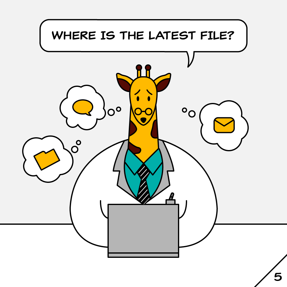 Kintone comic manage and organize business data 5