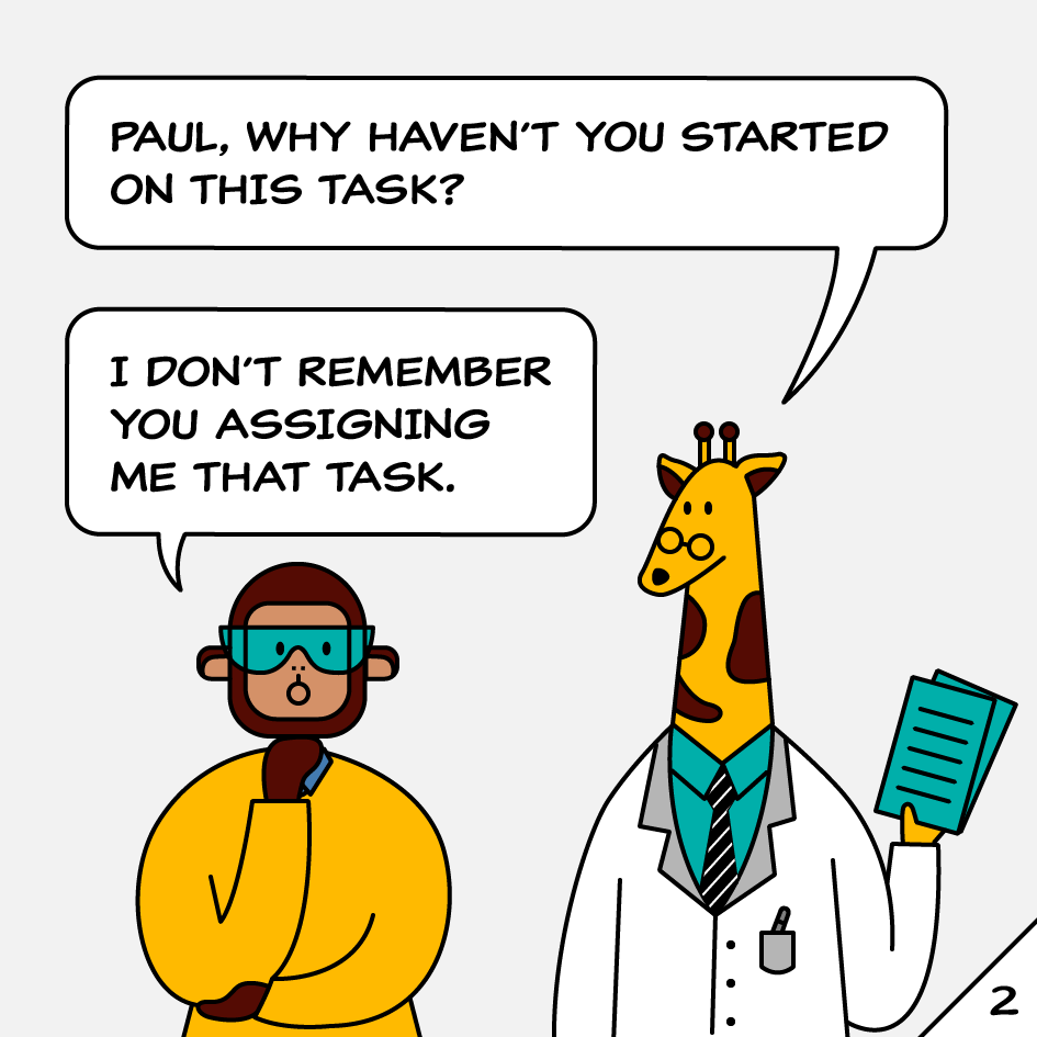 Kintone comic track project status and accountability 2