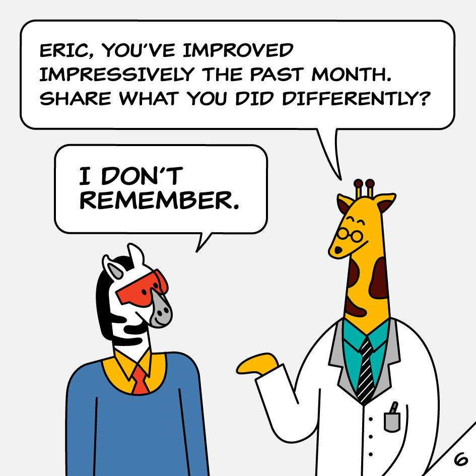 Kintone comic track project status and accountability 6