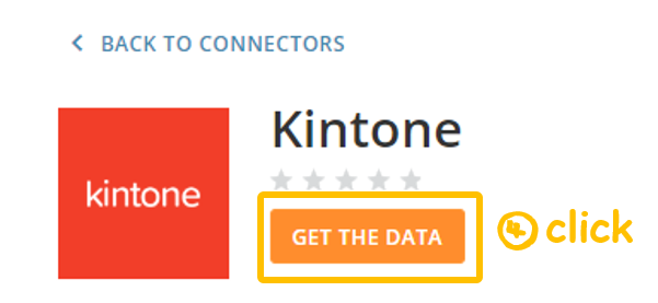 Screenshot showing how to install the Kintone connector - Kintone add-on: Domo App
